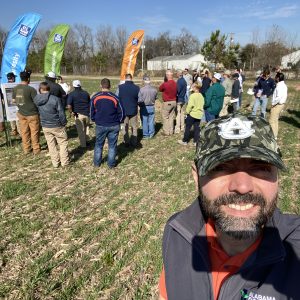 Figure 6. Eros Francisco at an Extension field day.