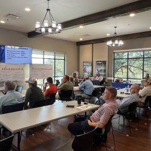 Figure 12. Farmers attend the precision agriculture workshop hosted by Brenda Ortiz.