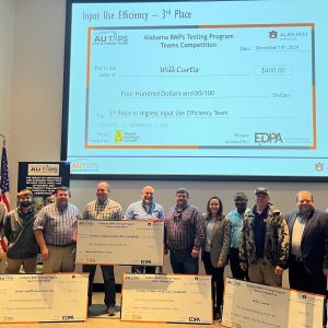 Figure 13. Award ceremony for the AU TAPS Farmer Competition hosted by Brenda Ortiz.