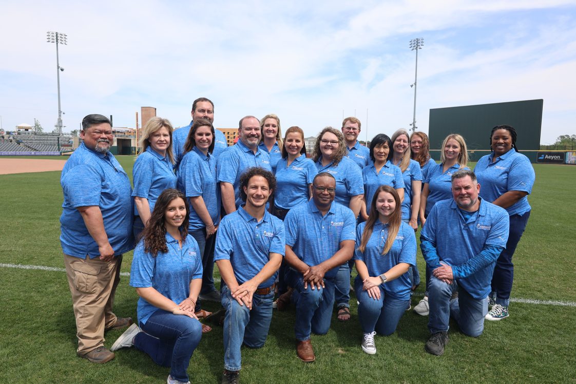 Group photo of the home grounds team