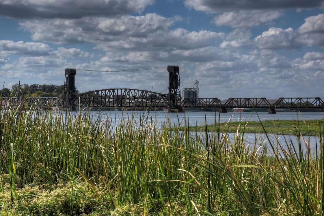 Train trestle over the Tennessee River; Decatur, AL bridge