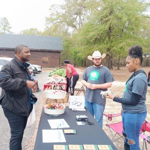 Alabama 4-H Tech Changemakers give a presentation at Ft. Mitchell Farm Fest