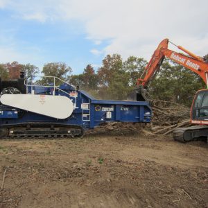 Figure 4. Peterson 5710C whole-tree drum chipper.