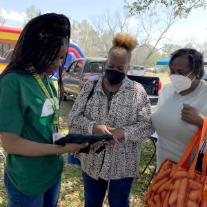4-H Tech Changemakers at a community event.
