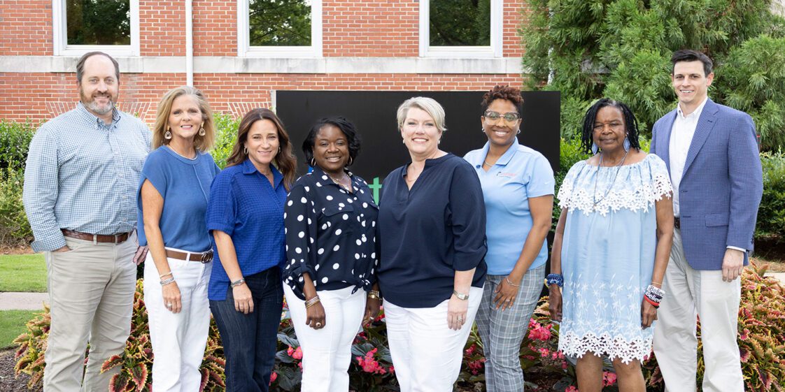 The Human Sciences Extension Finance Team From left: Russell Lowe, Renee´ Vines, Jamie Crouch, Cynthia Tucker, Angela Taylor, Portia Johnson, Patricia Smith, Tyler Thompson