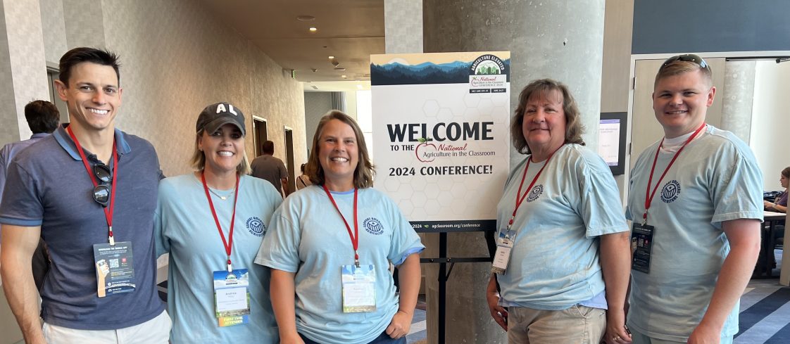 Alabama 4-H employees at 2024 National Ag in the Classroom Conference