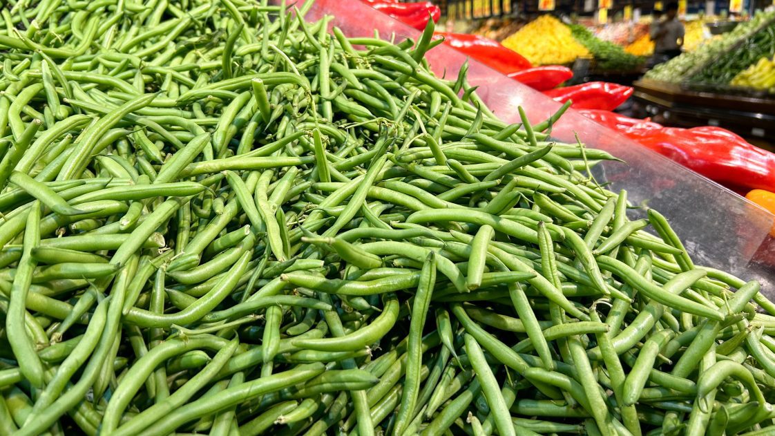 Green Beans at a Farmer's Market
