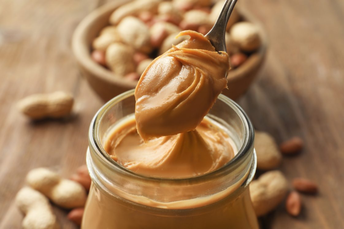 Jar of peanut butter