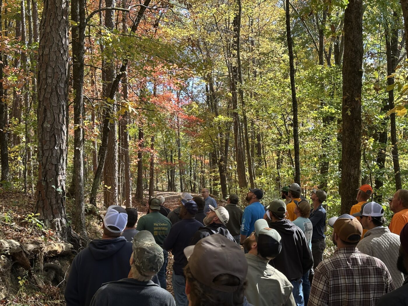 A group of people who attended a Professional Logging Manager event.