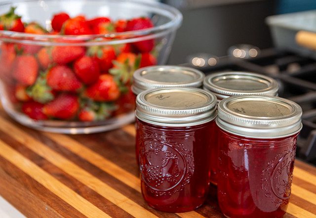 Figure 3. Strawberry jam is one of the many food items that home cooks can legally produce and sell.