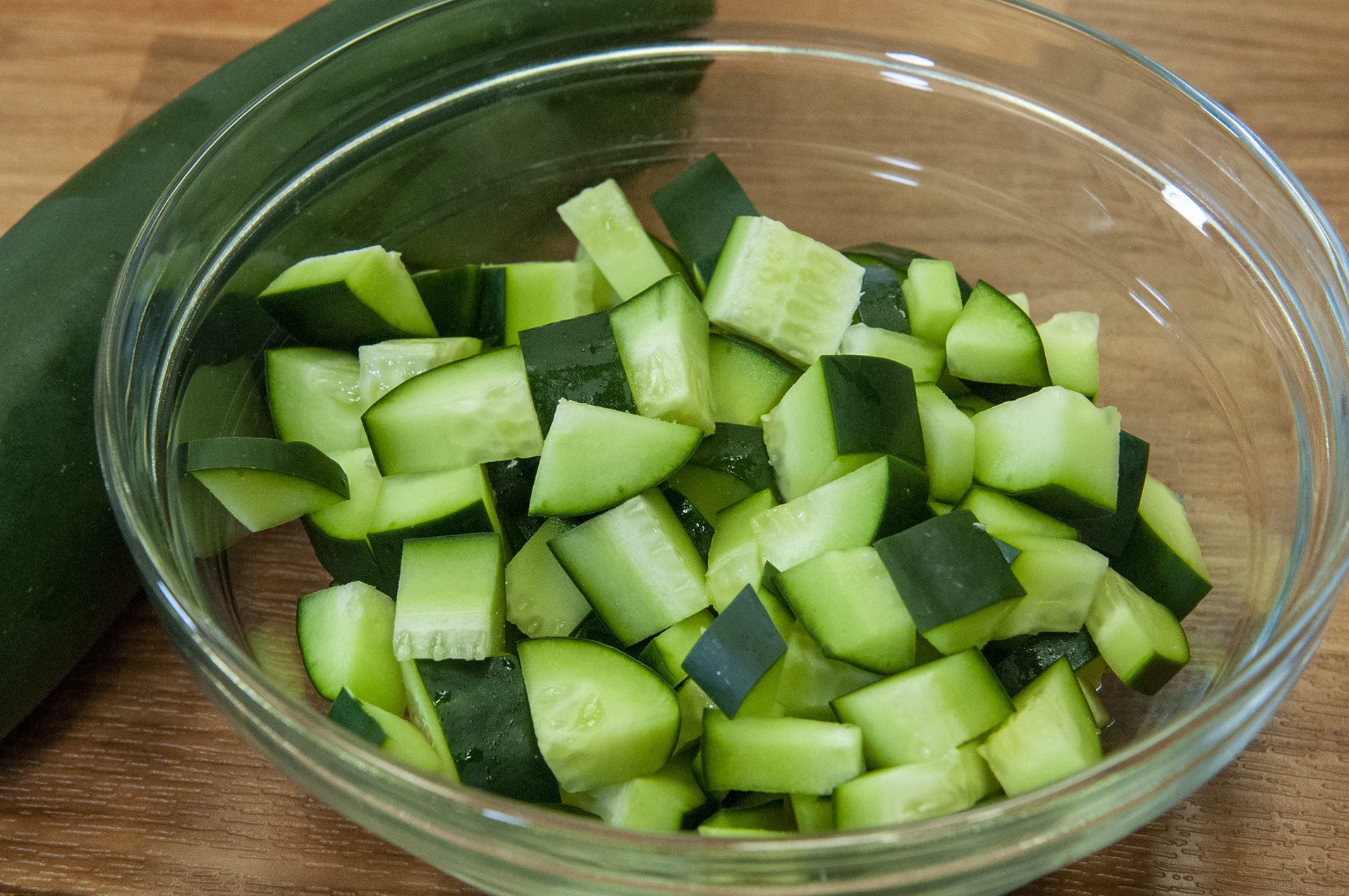 Diced Cucumber