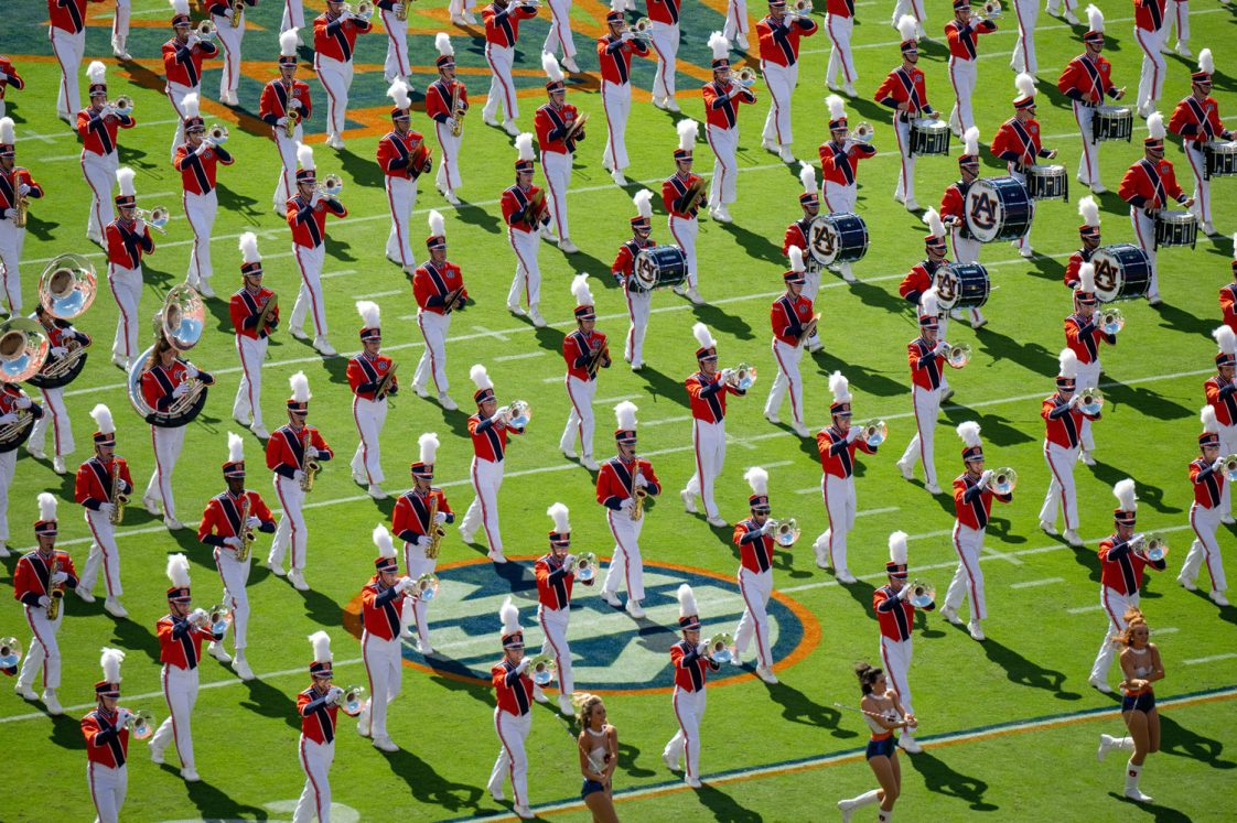 The Auburn University Marching Band.