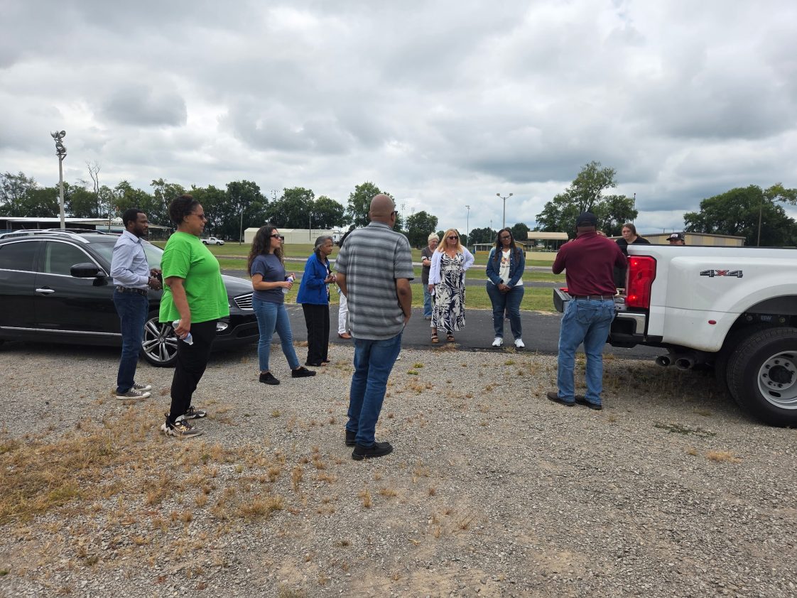 A group of farmers at the Alabama Extension and AAMU goat workshop.