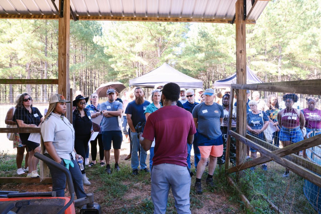 Dr. Felix Samuel at Alabama Goat and Sheep Summit 2024