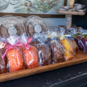 Sweet, quick bread loaves for sale at Sweet South Market.