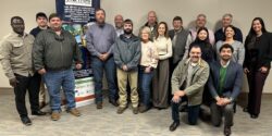 A group of Extension staff, researchers and farmers who gathered to discuss the TAPS results at the Alabama Farmers Federation home office in Montgomery on Dec. 9.