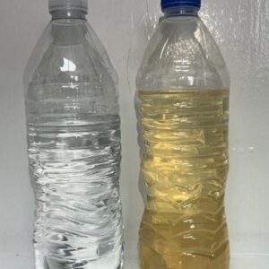Figure 4. Clay turbidity 25 days after agitation