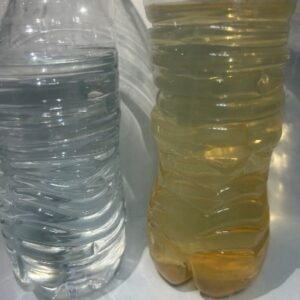 Figure 6. Clay turbidity 42 days after agitation