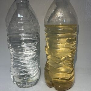 Figure 7. Clay turbidity 105 days after agitation