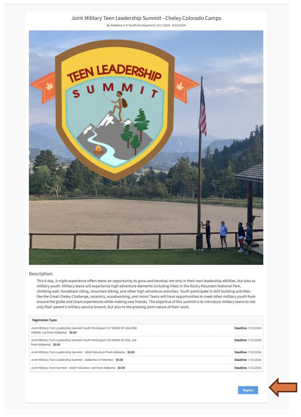 A registration screen on a computer where people fill in needed information.