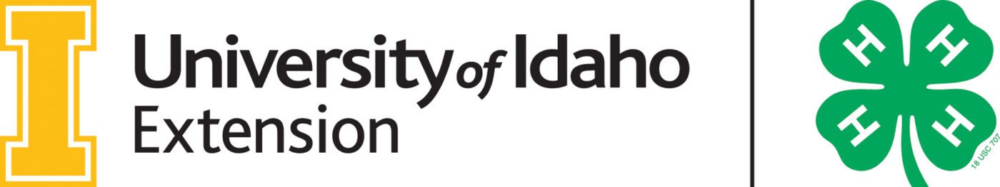 Logos for the University of Idaho Extension and 4-H.