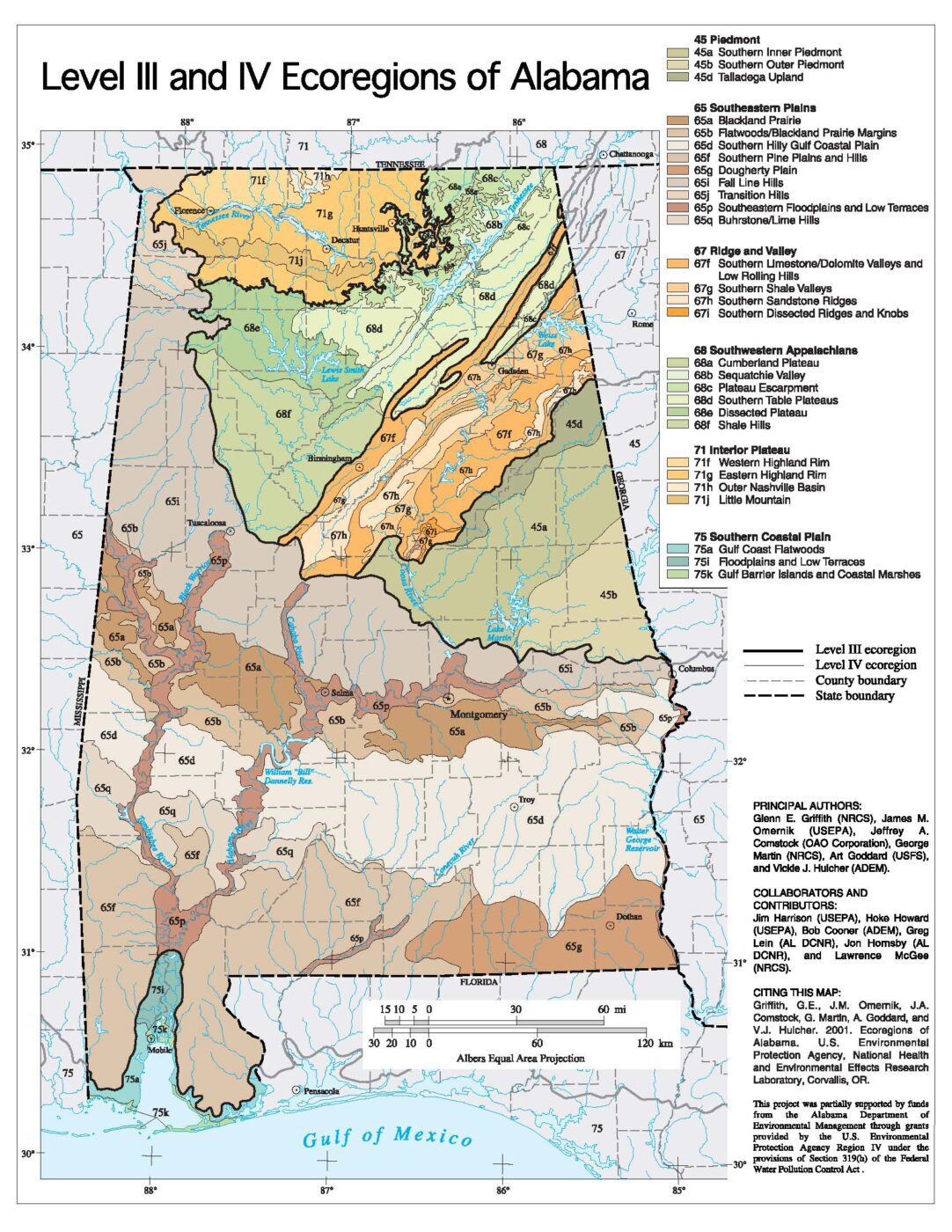 Figure 2. EPA level IV ecoregions