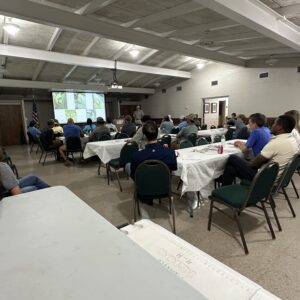 Figure 23. Presentation at the South Alabama Cotton Scout School