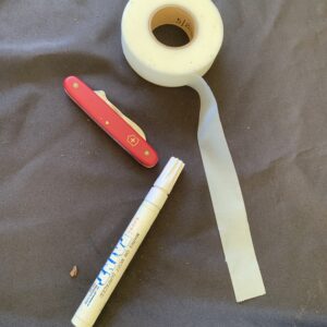 Figure 4. Tools required for citrus budding.