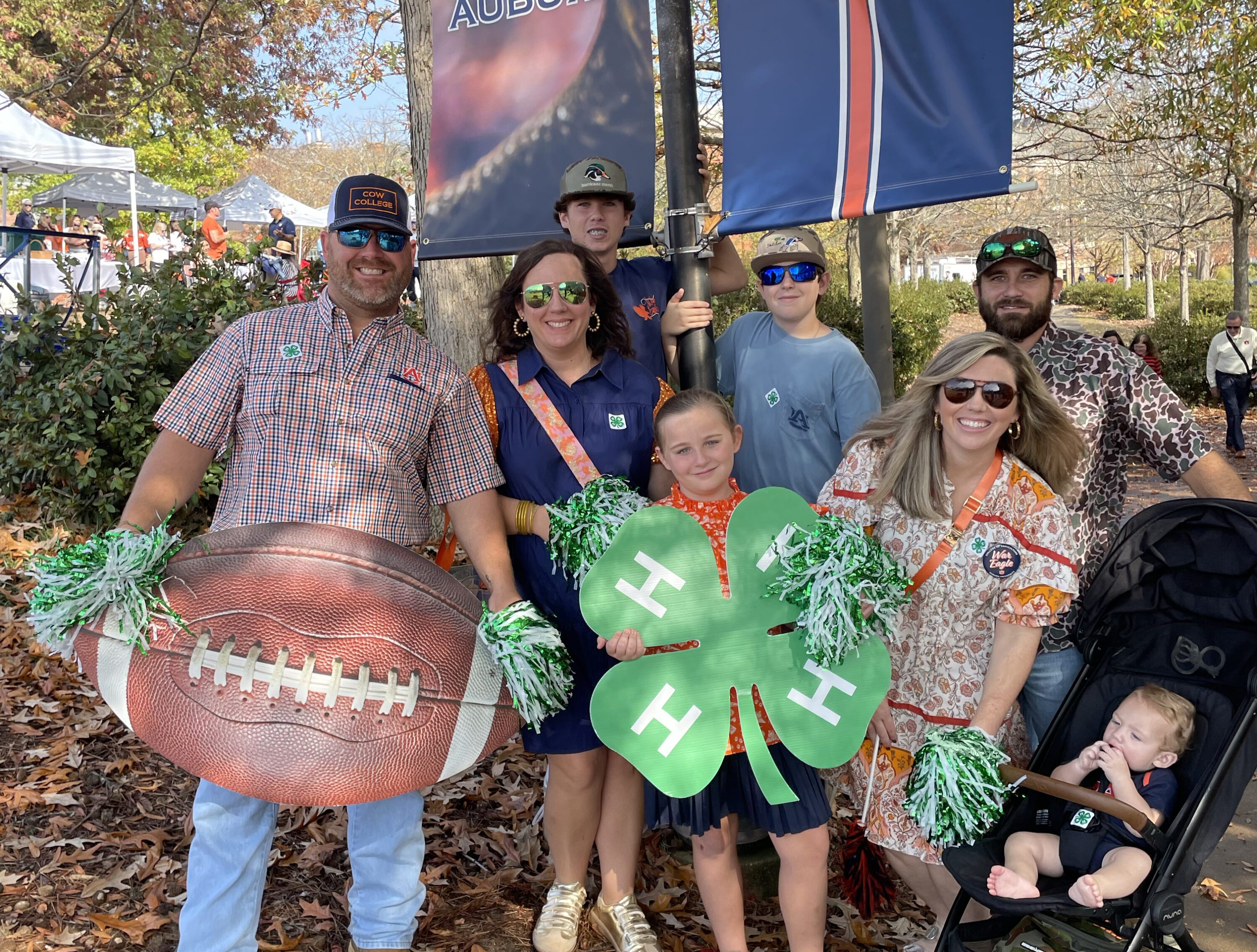 4-H members at the 2025 Alabama 4-H Football Day
